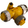 Turck RSM-2RKM 50 MiniFast T Connector U2109-9 5 Pin