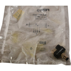 NEW Festo 544391 Push-in T-Connector | NEDU-M8D3-M8T4 | M8 3/4-Pin | IP67