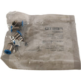 (Pack of 5) NEW Festo 153315 Fittings | QSM-M5-4-I | M5 Thd | 4mm Tube