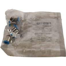(Pack of 5) NEW Festo 153315 Fittings | QSM-M5-4-I | M5 Thd | 4mm Tube