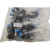 (Pack of 8) NEW Festo 190666 Fittings | QSLV-M5-6 | M5 Thd | 6mm Tube | L-Shape