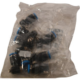 (Pack of 8) NEW Festo 190666 Fittings | QSLV-M5-6 | M5 Thd | 6mm Tube | L-Shape