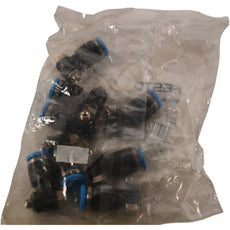 (Pack of 8) NEW Festo 190666 Fittings | QSLV-M5-6 | M5 Thd | 6mm Tube | L-Shape