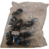 (Pack of 8) NEW Festo 190666 Fittings | QSLV-M5-6 | M5 Thd | 6mm Tube | L-Shape