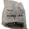 (Pack of 10) NEW Festo 190666 Fittings | QSLV-M5-6 | M5 Thd | 6mm Tube | L-Shape