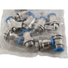 (Pack of 10) NEW Festo 186110 Fittings | QS-G1/4-8-I | G1/4 Thd | 8mm Tube