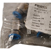 (Pack of 5) NEW Festo 186112 Fittings | QS-G1/4-10-I | G1/4 Thd | 10mm Tube