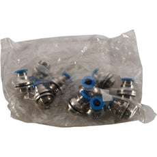 (Pack of 10) NEW Festo 186108 Fittings | QS-G1/4-6-I | G1/4 Thd | 6mm Tube