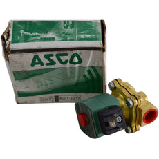 NEW ASCO SC8210G002 RedHat II Solenoid Valve 1/2'' NPT Brass 120VAC