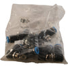 (Pack of 8) NEW Festo 186148 Fittings | QSLV-G1/8-6-I | G1/8 Thd | 6mm Tube
