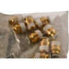 (Pack of 10) NEW SMC KQ2S06-02AS1 Fittings | 1/4'' BSPT | 6mm Tube | Straight
