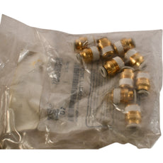 (Pack of 10) NEW SMC KQ2S06-02AS1 Fittings | 1/4'' BSPT | 6mm Tube | Straight