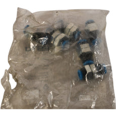 (Pack of 6) NEW Festo 153377 Bulkhead Connector | QSMS-6 | 6mm Tube