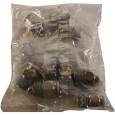 (Pack of 10) NEW Festo QS-1/4-1/4-U Fittings | R1/4 Thd | 1/4'' Tube | Push-in