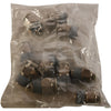 (Pack of 10) NEW Festo QS-1/4-1/4-U Fittings | R1/4 Thd | 1/4'' Tube | Push-in