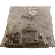 (Pack of 9) NEW Festo NPFC-T-R18-2G18-MFF T-Fittings | R1/8 Thd