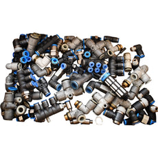 Huge Lot of Festo Pneumatic Fittings | Mixed Sizes & Types | Bulk Lot