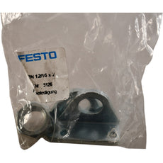 NEW Festo 5126 Foot Mounting | HBN-12/16x2 | Cylinders | Galvanized Steel