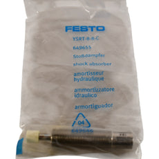 NEW Festo 649655 Shock Absorber | YSRT-8-8-C | 8mm Stroke | Self-Adjusting