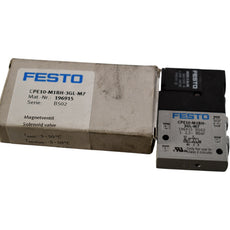 NEW Festo 196915 Solenoid Valve | CPE10-M1BH-3GL-M7 | 3/2-Way | M7 Port