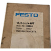 NEW Festo 10841 Pneumatic Valve | VL/O-3-1/4-NPT | 3/2-Way | 1/4'' NPT Ports