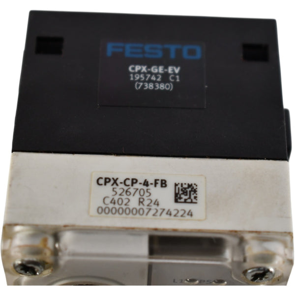 Festo CPX-CP-4-FB & CPX-GE-EV | Elec. Interface | Bus Node | IP67 – VB ...