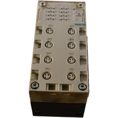 Festo 195706 Connection Block | CPX-AB-8-M8-3POL | 8x M8 Ports | CPX Terminal