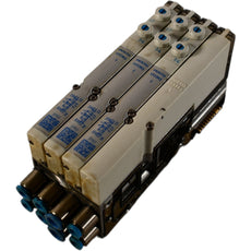 Festo 533352 Manifold Block w/ 3x 533343 Valves | 4-Slot | 5/2-Way