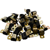 Lot of 27 NEW Omega 008M 1/2'' Cushioned Clamps | 2-Hole | Tube/Pipe