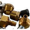 Mixed Lot of Pneumatic Barb Threaded Fittings