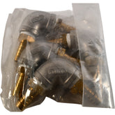 Lot of 4 NEW 6-B100-15A 1/2'' NPT 90 Deg 304 Stainless Steel Threaded Elbows