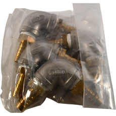Lot of 4 NEW 6-B100-15A 1/2'' NPT 90 Deg 304 Stainless Steel Threaded Elbows