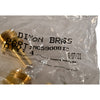 Pack of 4 NEW Dixon 5900812C 3/4'' Male GHT x 1/2'' Hose ID Brass Fittings