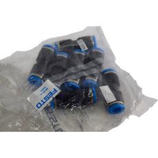 NEW FESTO QS-8 Push-In Connectors 153033 8mm Tube Pneumatic Fitting Pack of 7