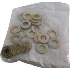 PACK OF 25 NEW 1/2'' SAE MILCARB EZD Grade 8 Flat Washers Zinc Yellow
