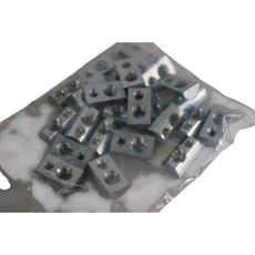 Pack of 25 NEW Bright Zinc Plated Set Screw Nuts