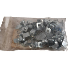 Pack of 100 NEW MiniTec 21.1330/2 M6 Square Nut with Position Fixing Galvanized