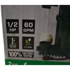 NEW Zoeller 1075-0001 1/2 HP Cast Iron Submersible Sump Pump 115V 60 GPM