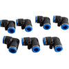 Pack of 7 NEW Festo 153073 QSL-10 Push-in L-Connector 10mm Air Fitting Elbows