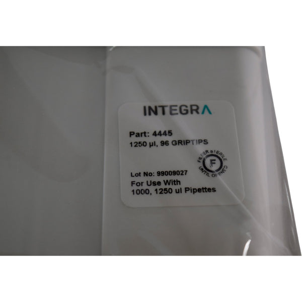 NEW INTEGRA 4445 1250 l GripTips Sterile Filter Pipette Tips 96/Rack ...