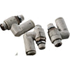Lot of 8 SMC AS2301F Flow Control Valves One-Touch Fittings Pneumatic