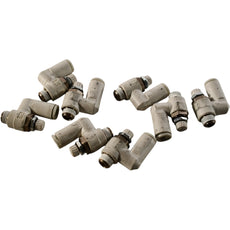 Lot of 8 SMC AS2301F Flow Control Valves One-Touch Fittings Pneumatic