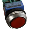 Yongsung YSAP13-11 Red Pushbutton Switch AC 250V 6A 1NO 1NC Korea