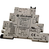 Lot of 2 Allen Bradley 700-HLT1Z Terminal Block Relays w/ 700-TBR24 Relays 24VDC