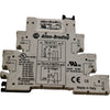 Lot of 2 Allen Bradley 700-HLT1Z Terminal Block Relays w/ 700-TBR24 Relays 24VDC