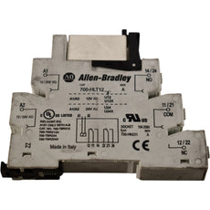 Allen Bradley 700-HLT12 Terminal Block with 700-TBR224 Relay 24VDC DPDT 10A