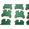 Lot of 15 Allen Bradley 1492-JG6 Grounding Terminal Blocks 10mm Green Yellow
