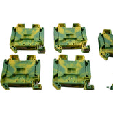 Lot of 8 Phoenix Contact UT 16-PE Grounding Terminal Blocks Green Yellow 1.5-25mm�