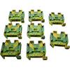 Lot of 8 Phoenix Contact UT 16-PE Grounding Terminal Blocks Green Yellow 1.5-25mm�