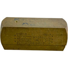 NEW Parker C1200B Hydraulic Colorflow Check Valve Brass 3/4''NPT 2000psi 25GPM